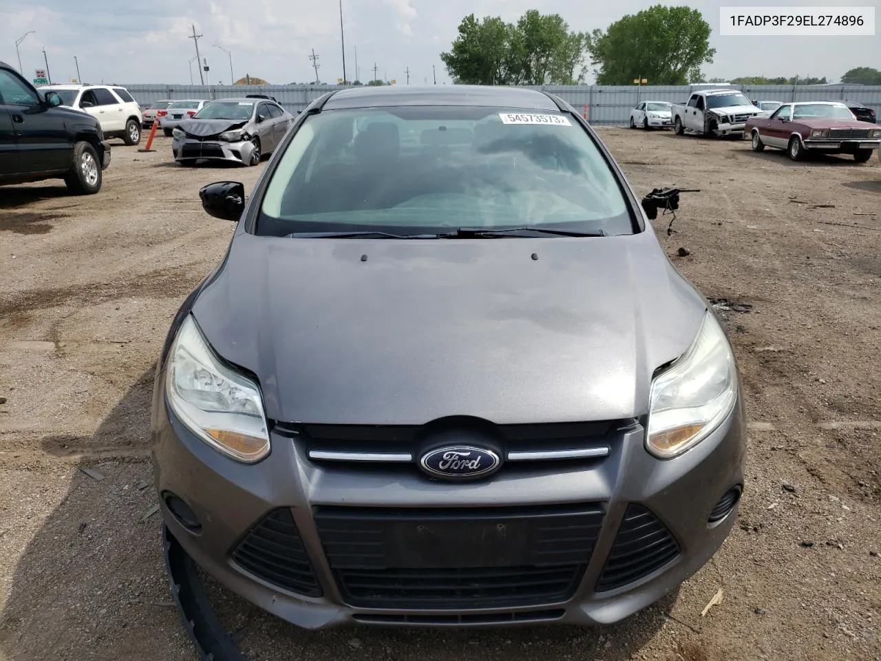 2014 Ford Focus Se VIN: 1FADP3F29EL274896 Lot: 58992633