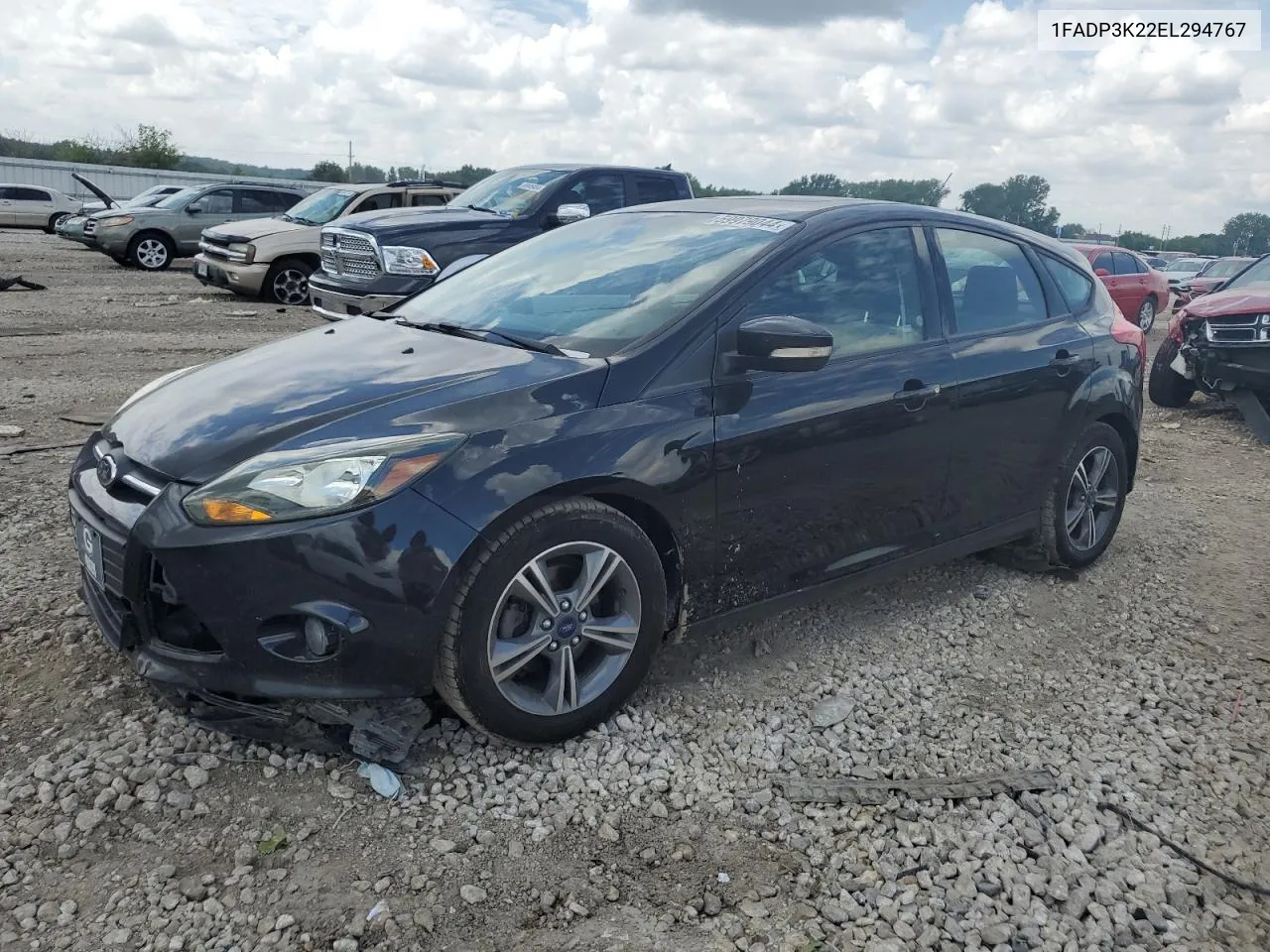 2014 Ford Focus Se VIN: 1FADP3K22EL294767 Lot: 59979044