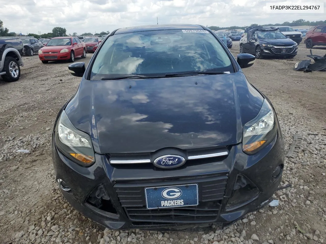 2014 Ford Focus Se VIN: 1FADP3K22EL294767 Lot: 59979044