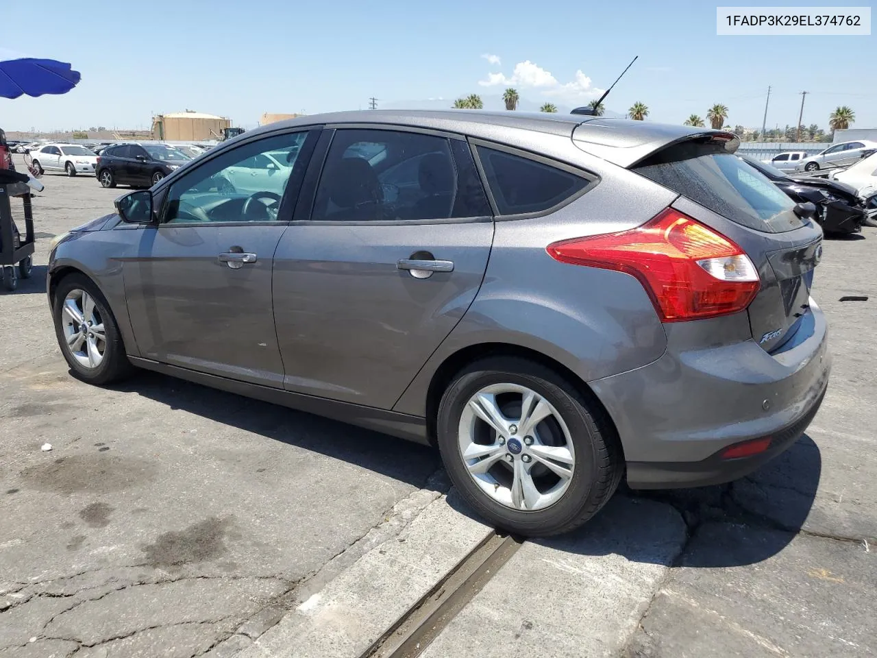 2014 Ford Focus Se VIN: 1FADP3K29EL374762 Lot: 60269394