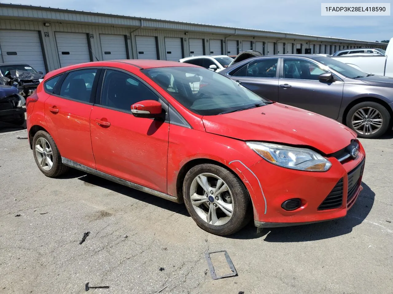 2014 Ford Focus Se VIN: 1FADP3K28EL418590 Lot: 60477524