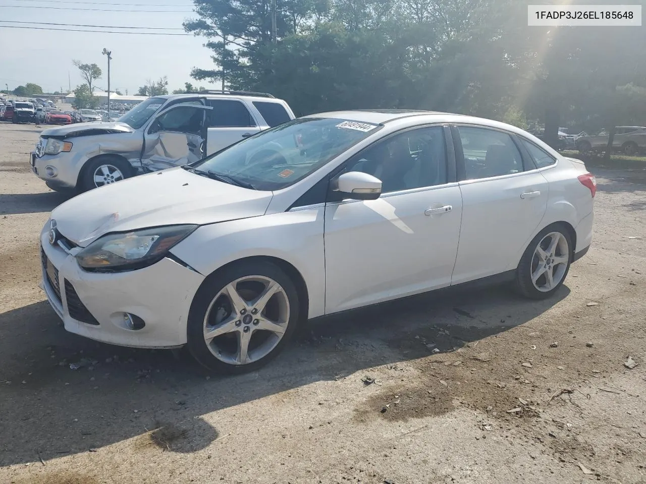 2014 Ford Focus Titanium VIN: 1FADP3J26EL185648 Lot: 60491944