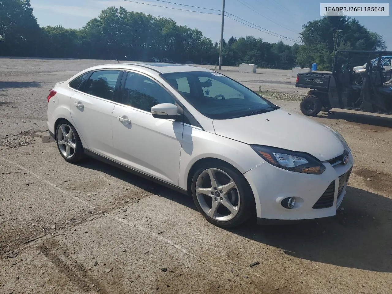 2014 Ford Focus Titanium VIN: 1FADP3J26EL185648 Lot: 60491944