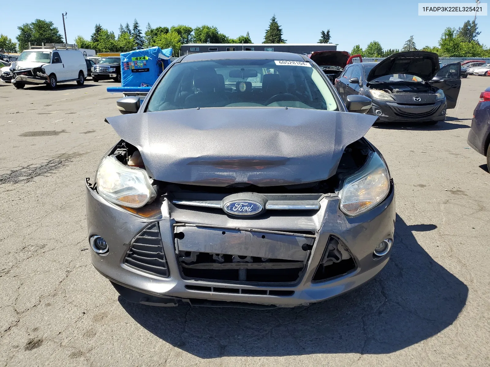 2014 Ford Focus Se VIN: 1FADP3K22EL325421 Lot: 60528104