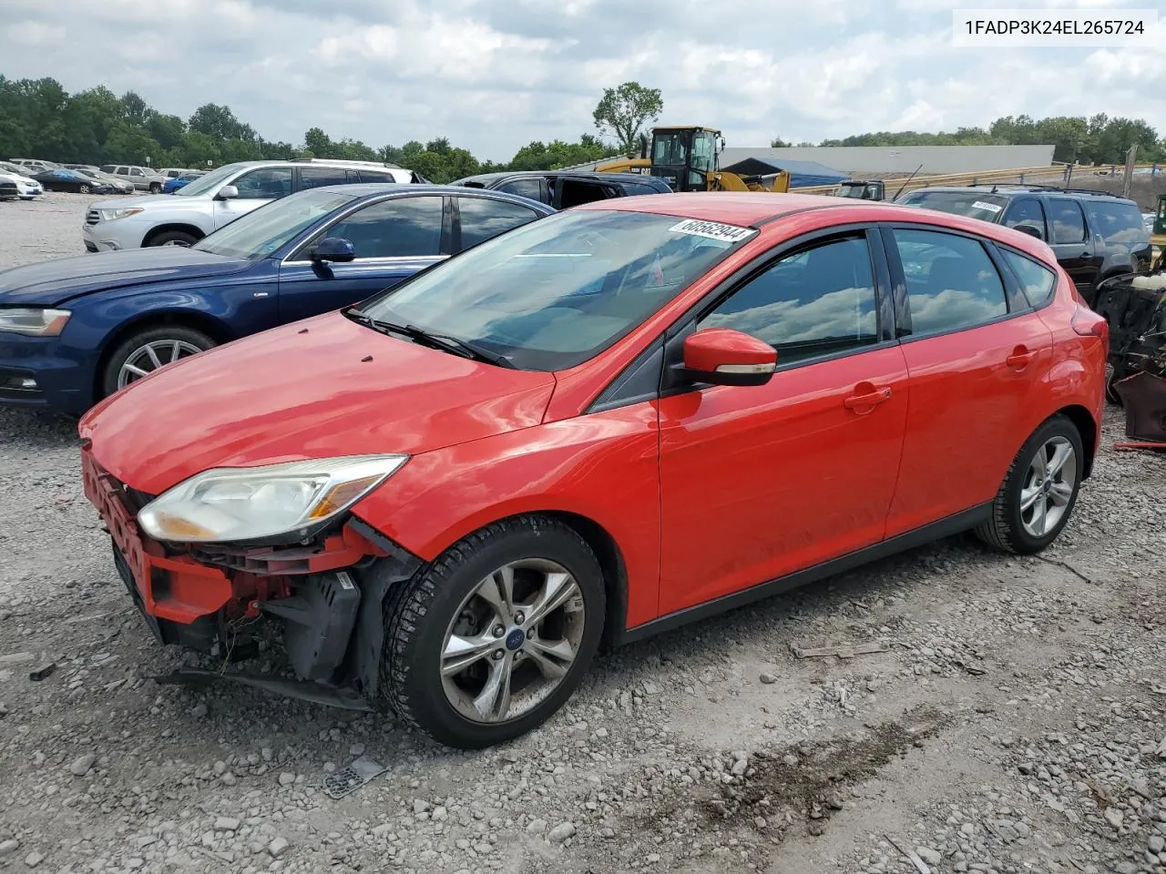 2014 Ford Focus Se VIN: 1FADP3K24EL265724 Lot: 60562944