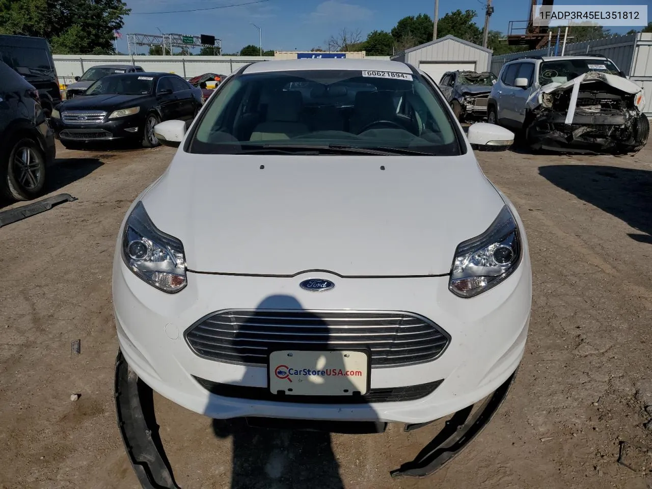 2014 Ford Focus Bev VIN: 1FADP3R45EL351812 Lot: 60621894