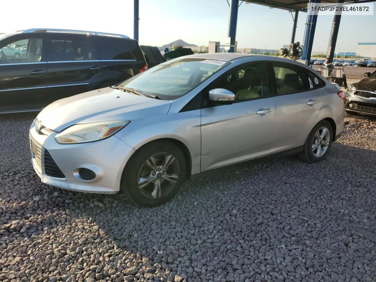 2014 Ford Focus Se VIN: 1FADP3F2XEL461872 Lot: 62310944