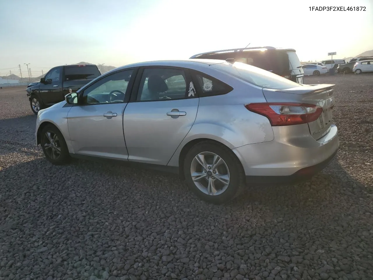 2014 Ford Focus Se VIN: 1FADP3F2XEL461872 Lot: 62310944