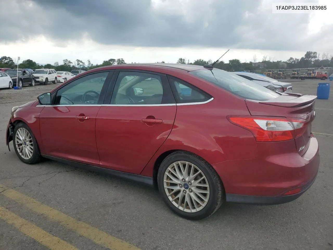 2014 Ford Focus Titanium VIN: 1FADP3J23EL183985 Lot: 62602864