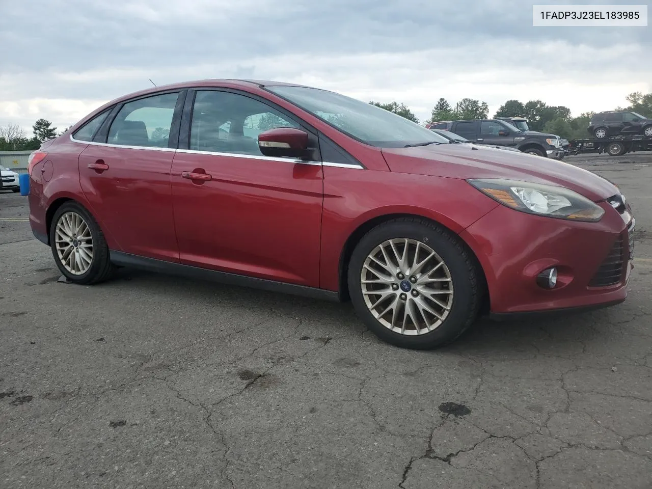 2014 Ford Focus Titanium VIN: 1FADP3J23EL183985 Lot: 62602864