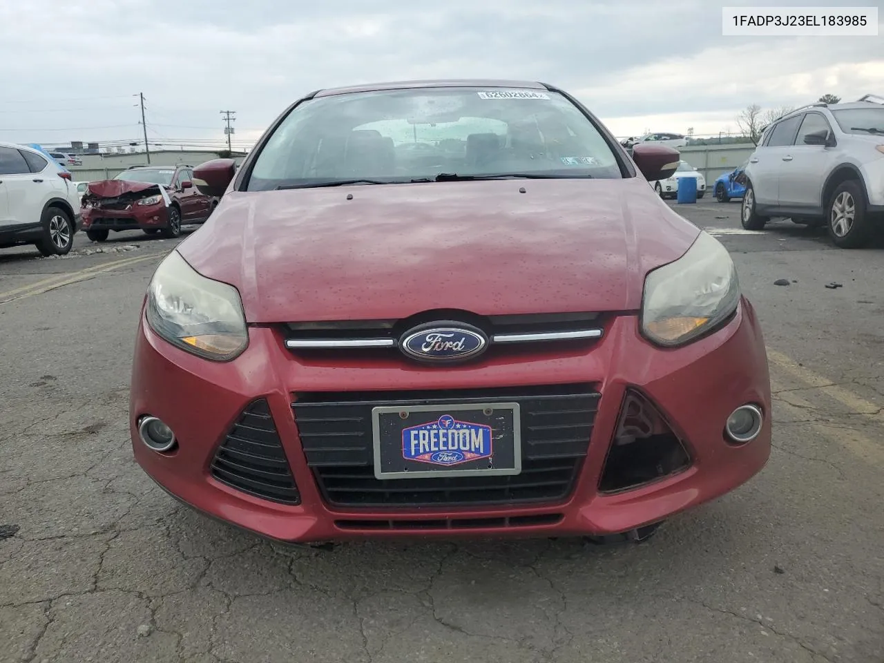 2014 Ford Focus Titanium VIN: 1FADP3J23EL183985 Lot: 62602864