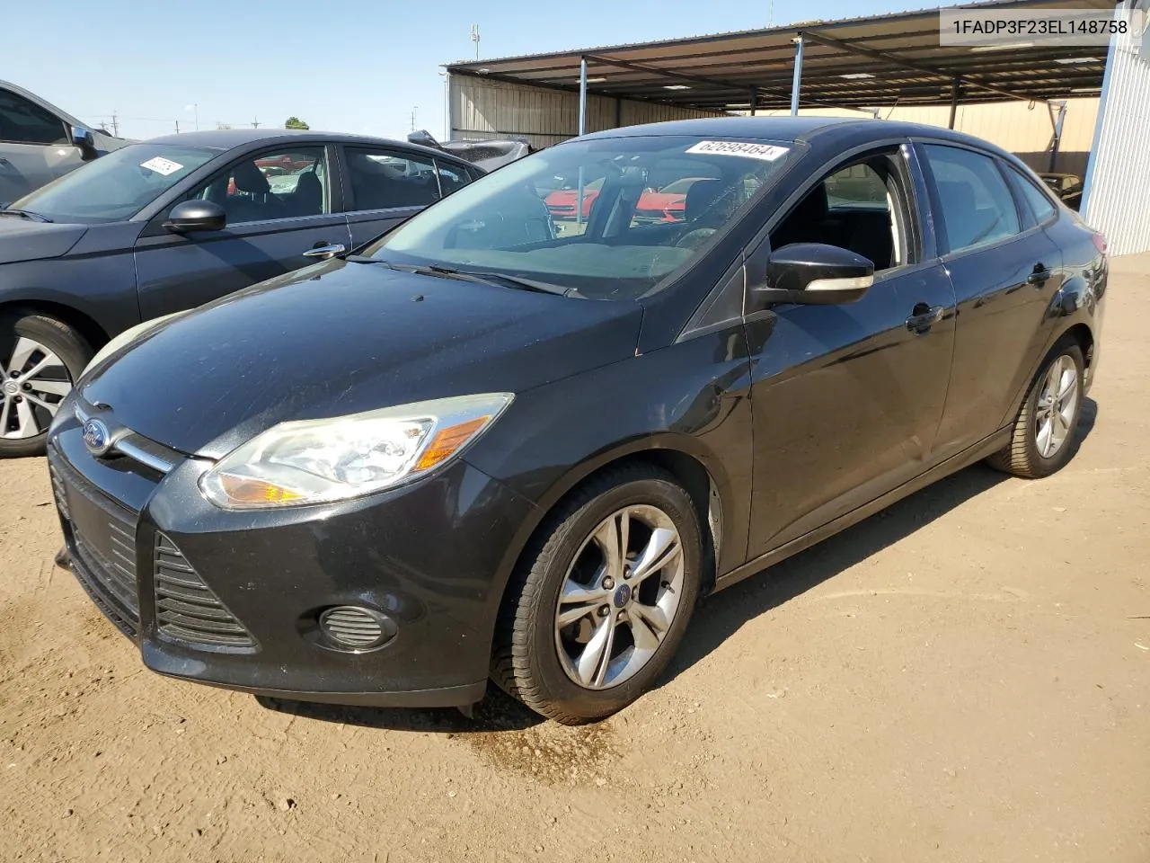 2014 Ford Focus Se VIN: 1FADP3F23EL148758 Lot: 62698464