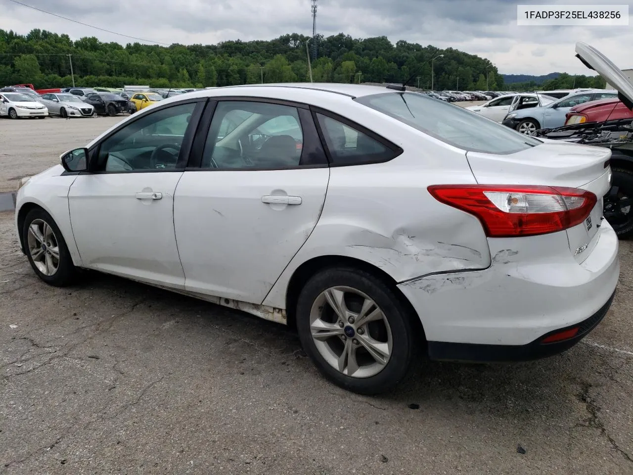 2014 Ford Focus Se VIN: 1FADP3F25EL438256 Lot: 63284104