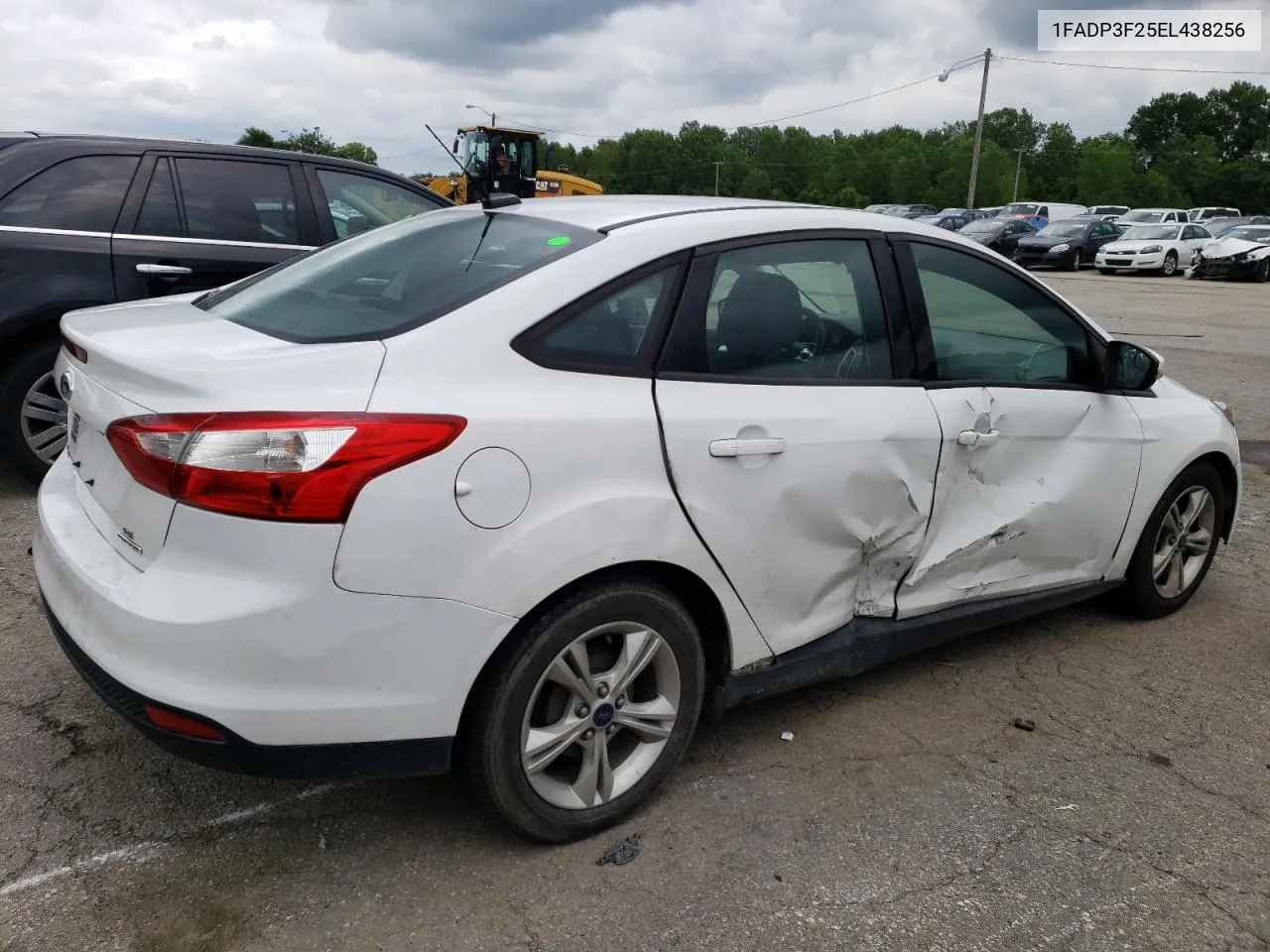 2014 Ford Focus Se VIN: 1FADP3F25EL438256 Lot: 63284104