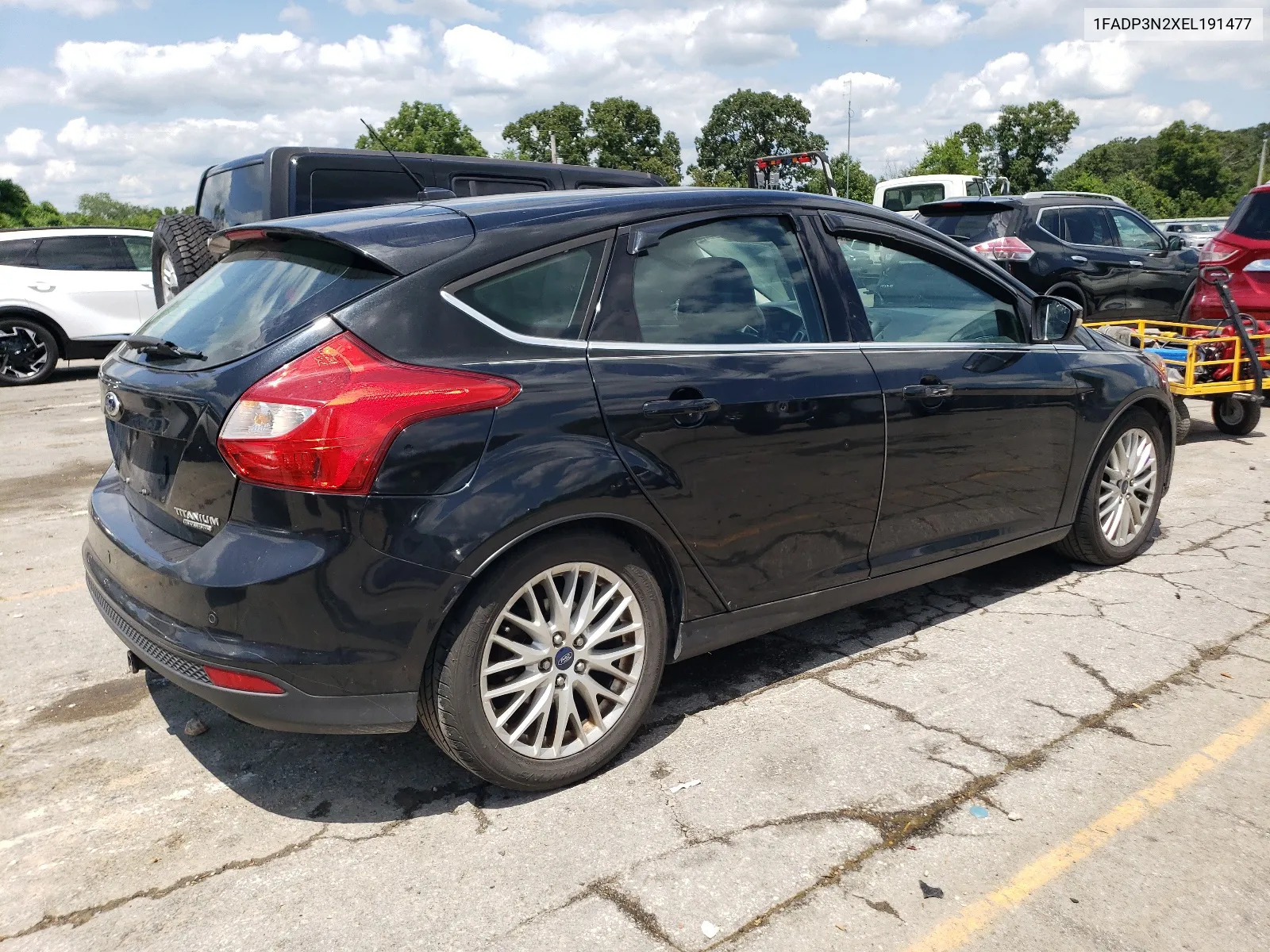 1FADP3N2XEL191477 2014 Ford Focus Titanium