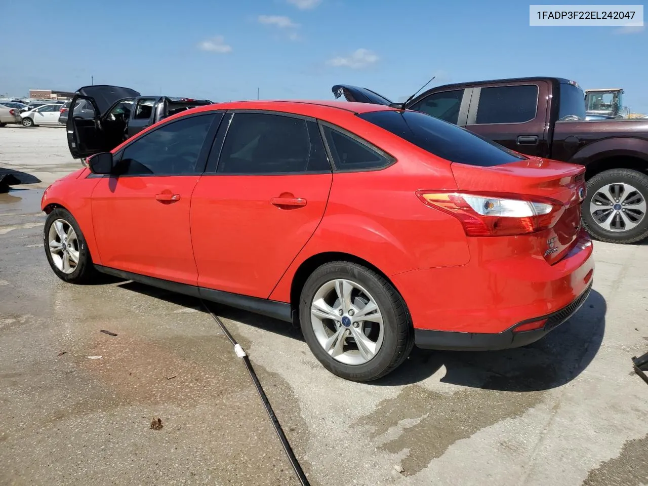 2014 Ford Focus Se VIN: 1FADP3F22EL242047 Lot: 63781984