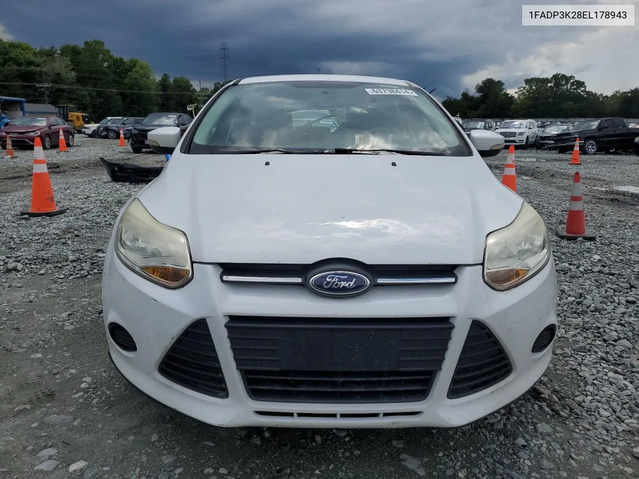 2014 Ford Focus Se VIN: 1FADP3K28EL178943 Lot: 63798414