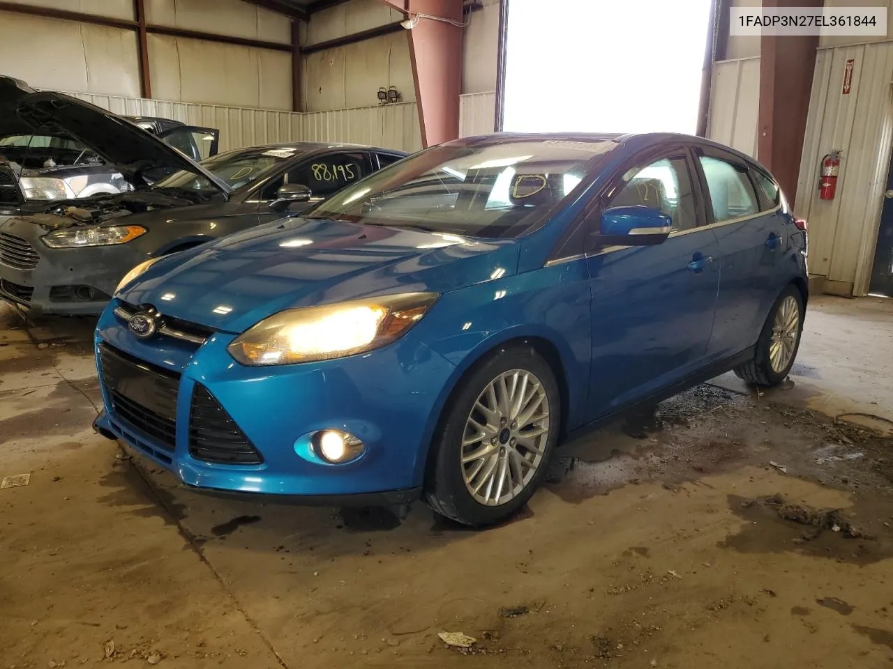 1FADP3N27EL361844 2014 Ford Focus Titanium