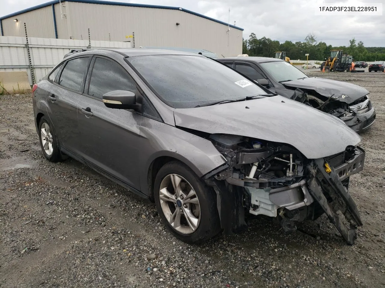 2014 Ford Focus Se VIN: 1FADP3F23EL228951 Lot: 64059424