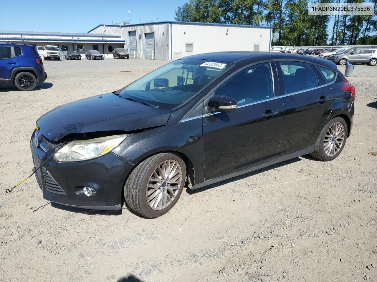 2014 Ford Focus Titanium VIN: 1FADP3N20EL375536 Lot: 64123664