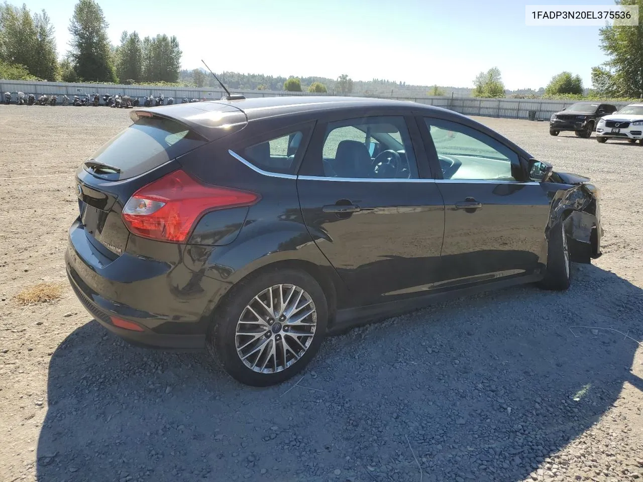 2014 Ford Focus Titanium VIN: 1FADP3N20EL375536 Lot: 64123664