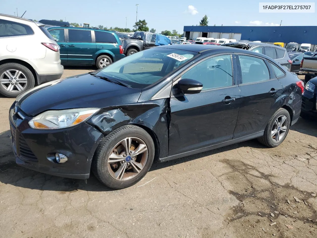 2014 Ford Focus Se VIN: 1FADP3F27EL275707 Lot: 64596704