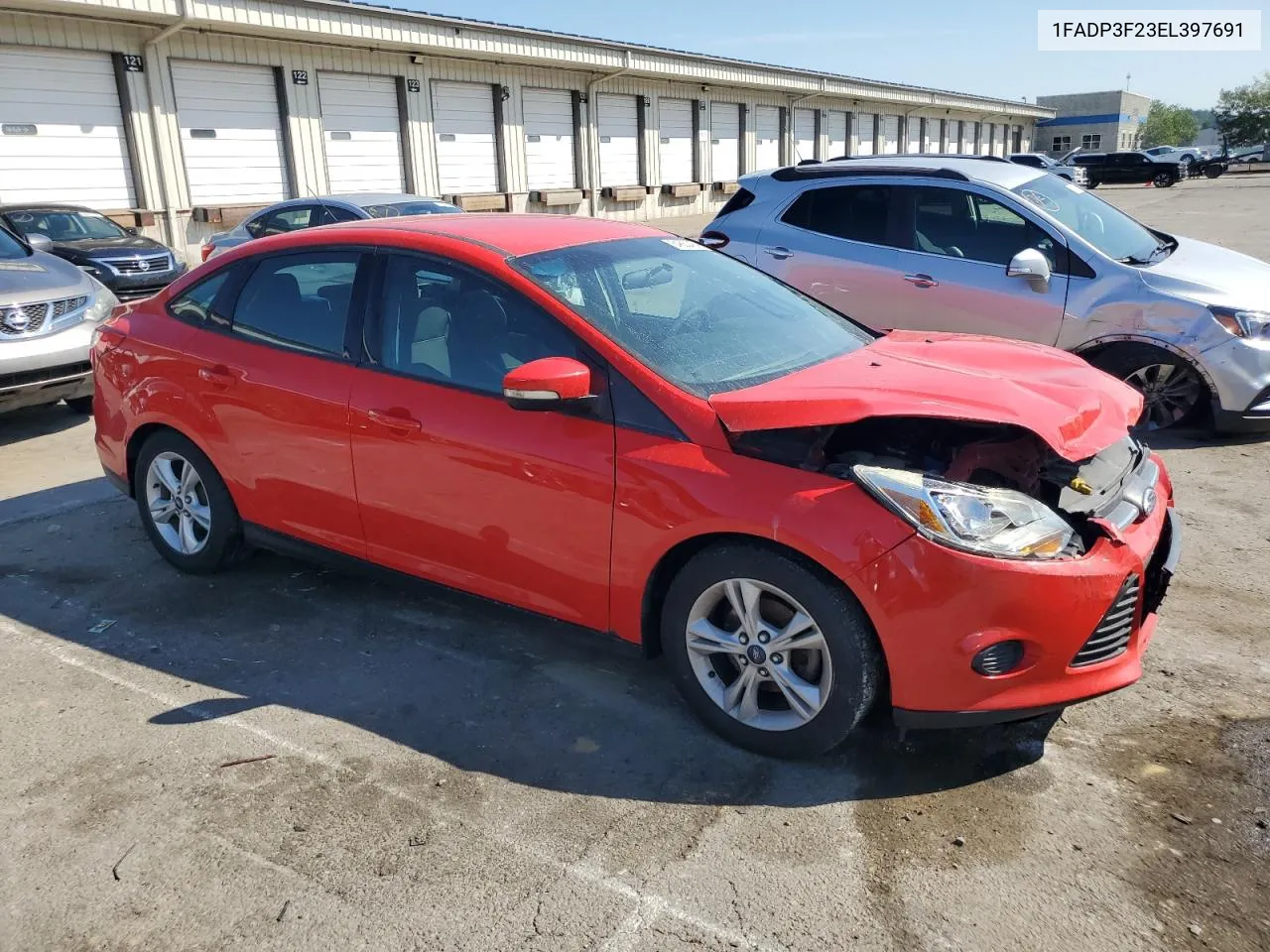 2014 Ford Focus Se VIN: 1FADP3F23EL397691 Lot: 64880424