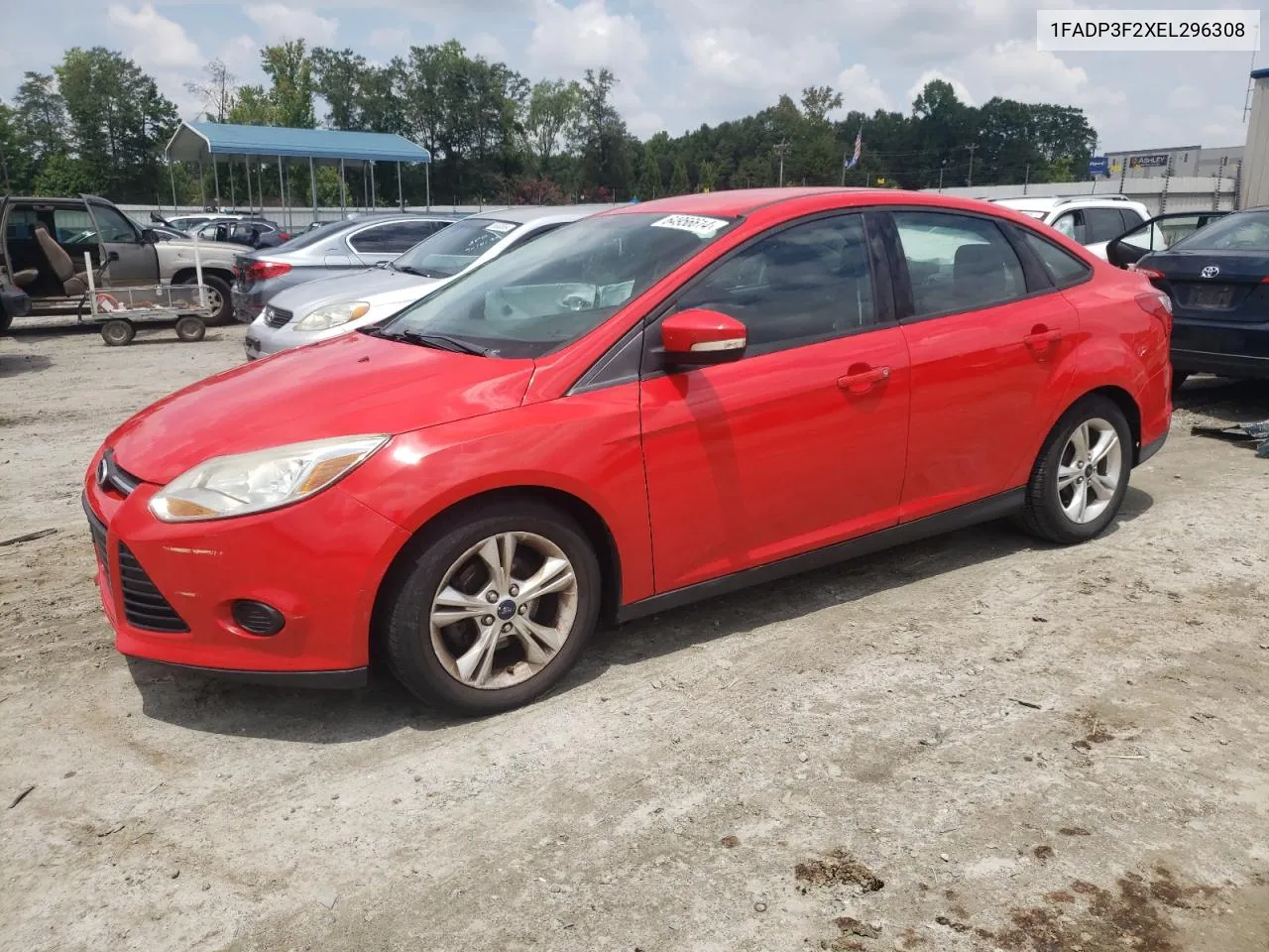 2014 Ford Focus Se VIN: 1FADP3F2XEL296308 Lot: 64956614