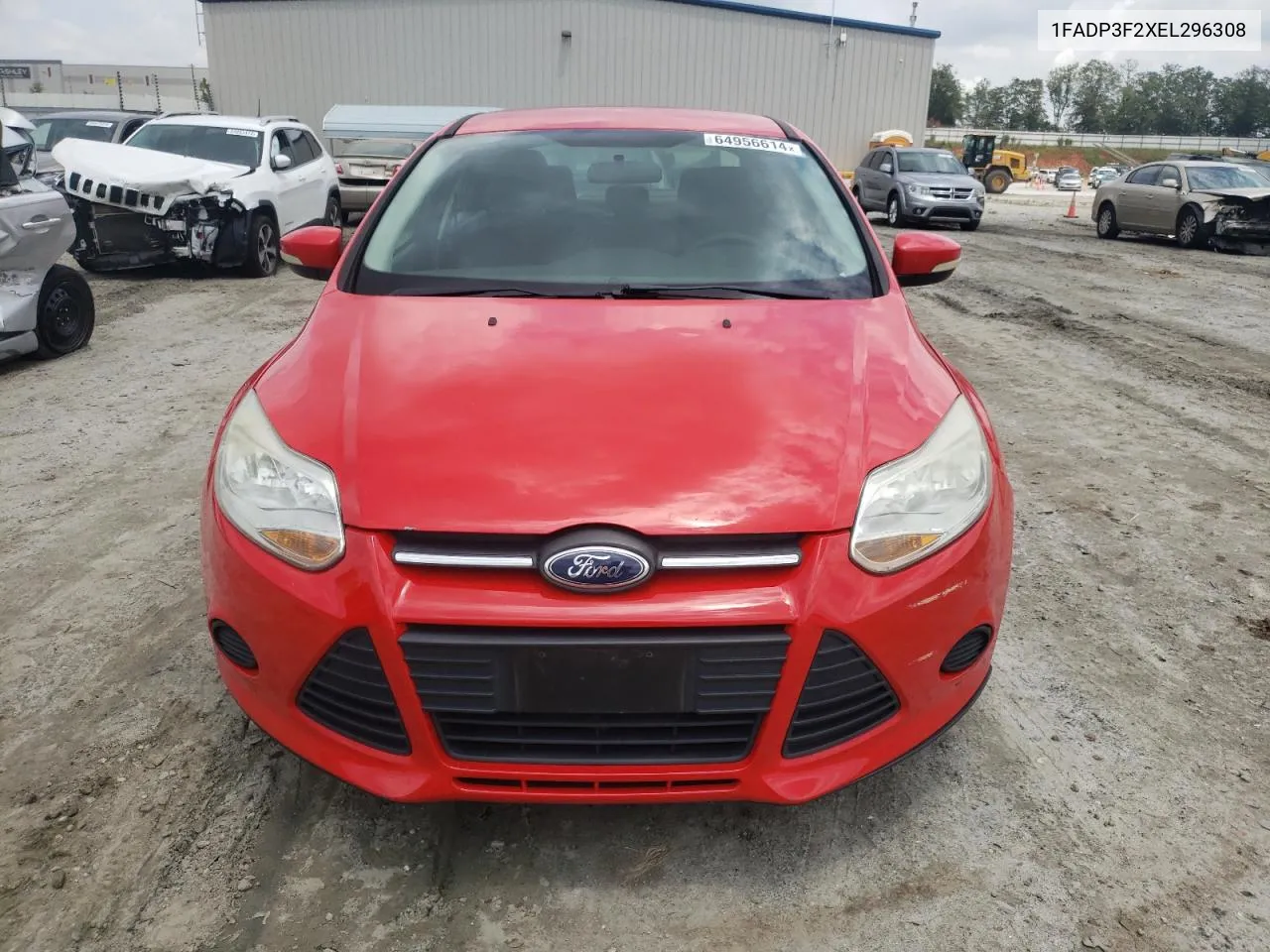 2014 Ford Focus Se VIN: 1FADP3F2XEL296308 Lot: 64956614