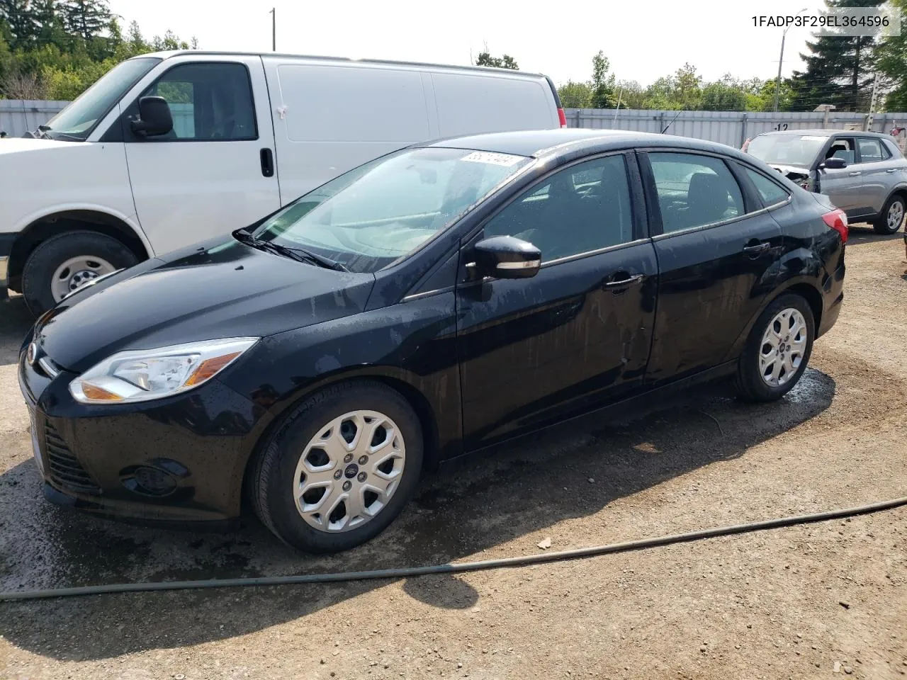 2014 Ford Focus Se VIN: 1FADP3F29EL364596 Lot: 65012404