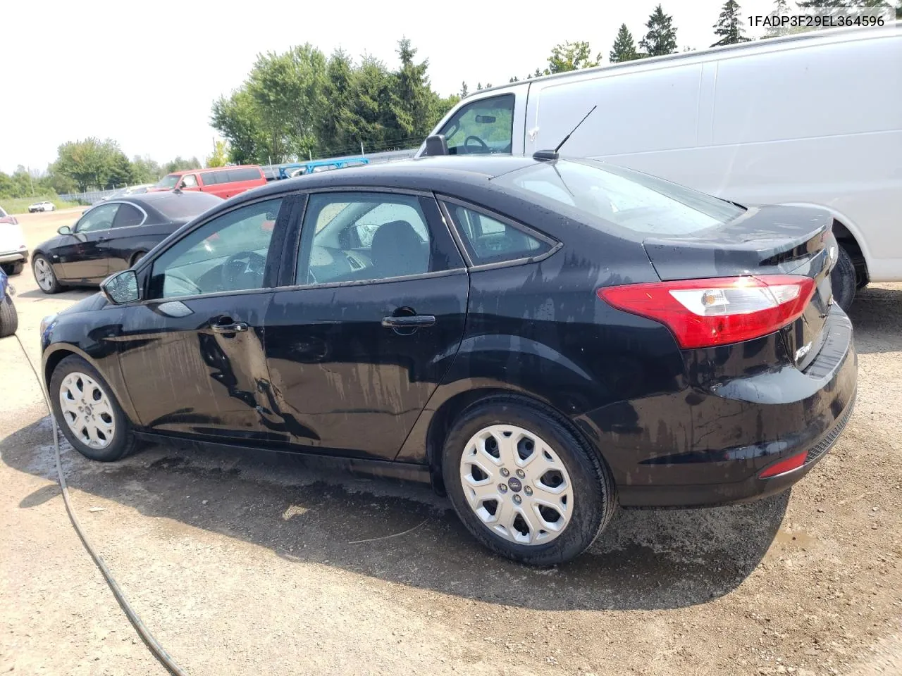 2014 Ford Focus Se VIN: 1FADP3F29EL364596 Lot: 65012404