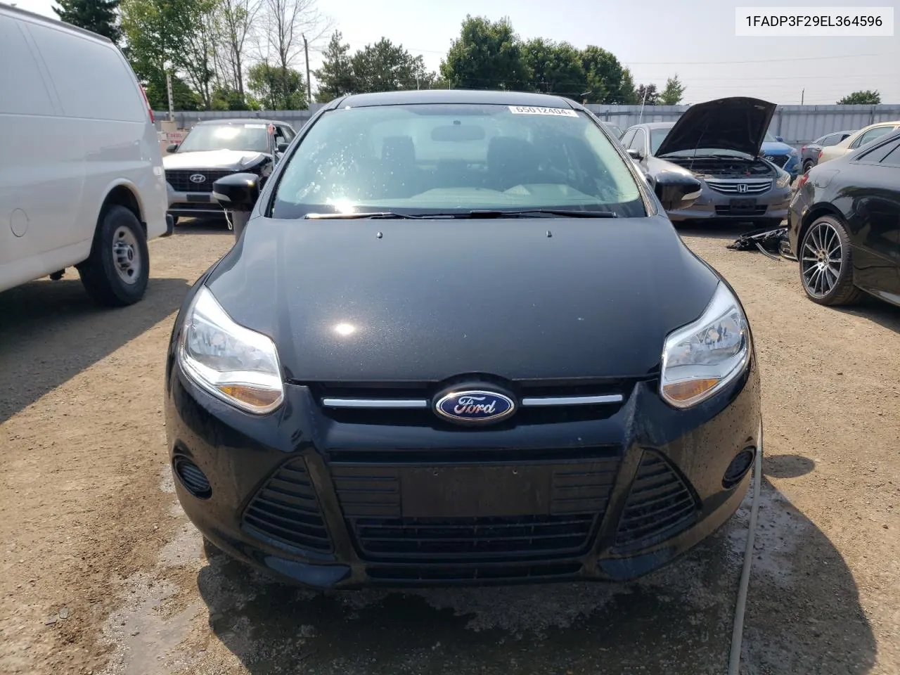 2014 Ford Focus Se VIN: 1FADP3F29EL364596 Lot: 65012404