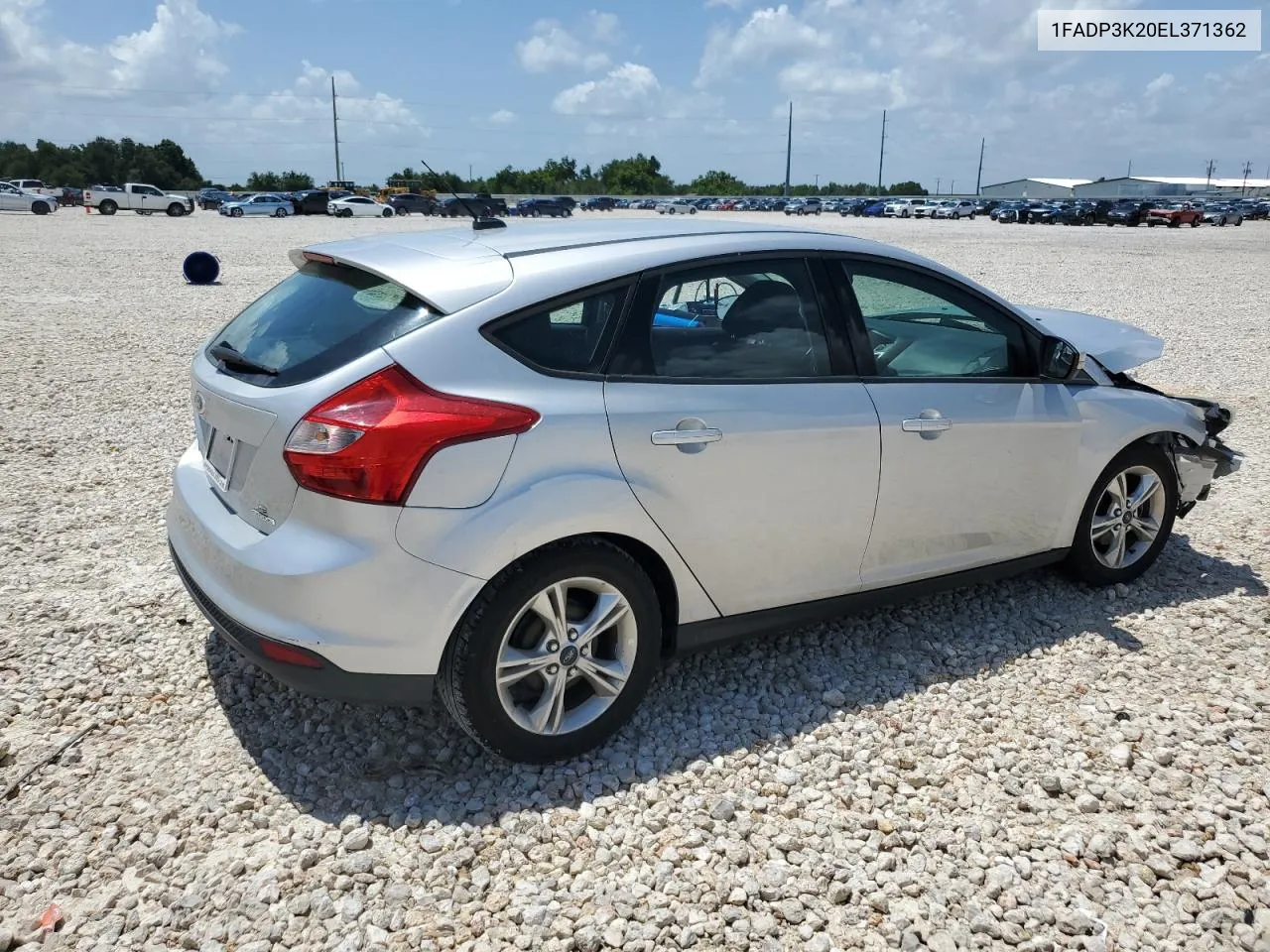 2014 Ford Focus Se VIN: 1FADP3K20EL371362 Lot: 65226574