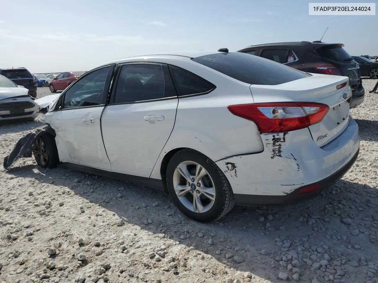 2014 Ford Focus Se VIN: 1FADP3F20EL244024 Lot: 65658434