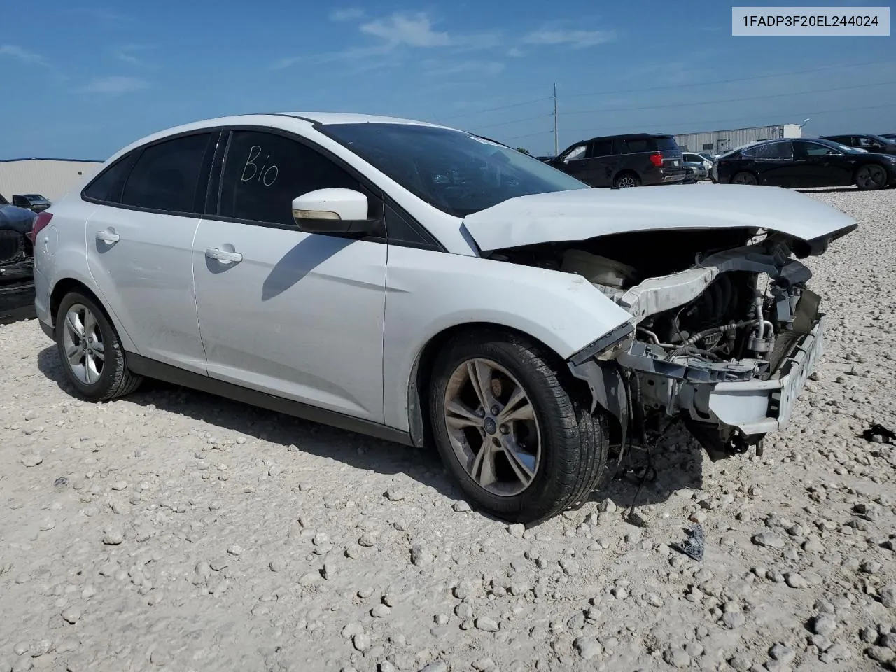 2014 Ford Focus Se VIN: 1FADP3F20EL244024 Lot: 65658434