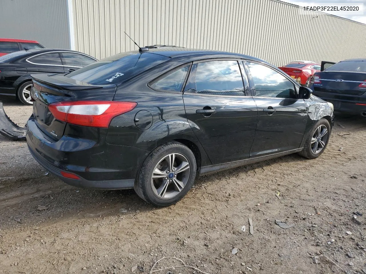 2014 Ford Focus Se VIN: 1FADP3F22EL452020 Lot: 65838044