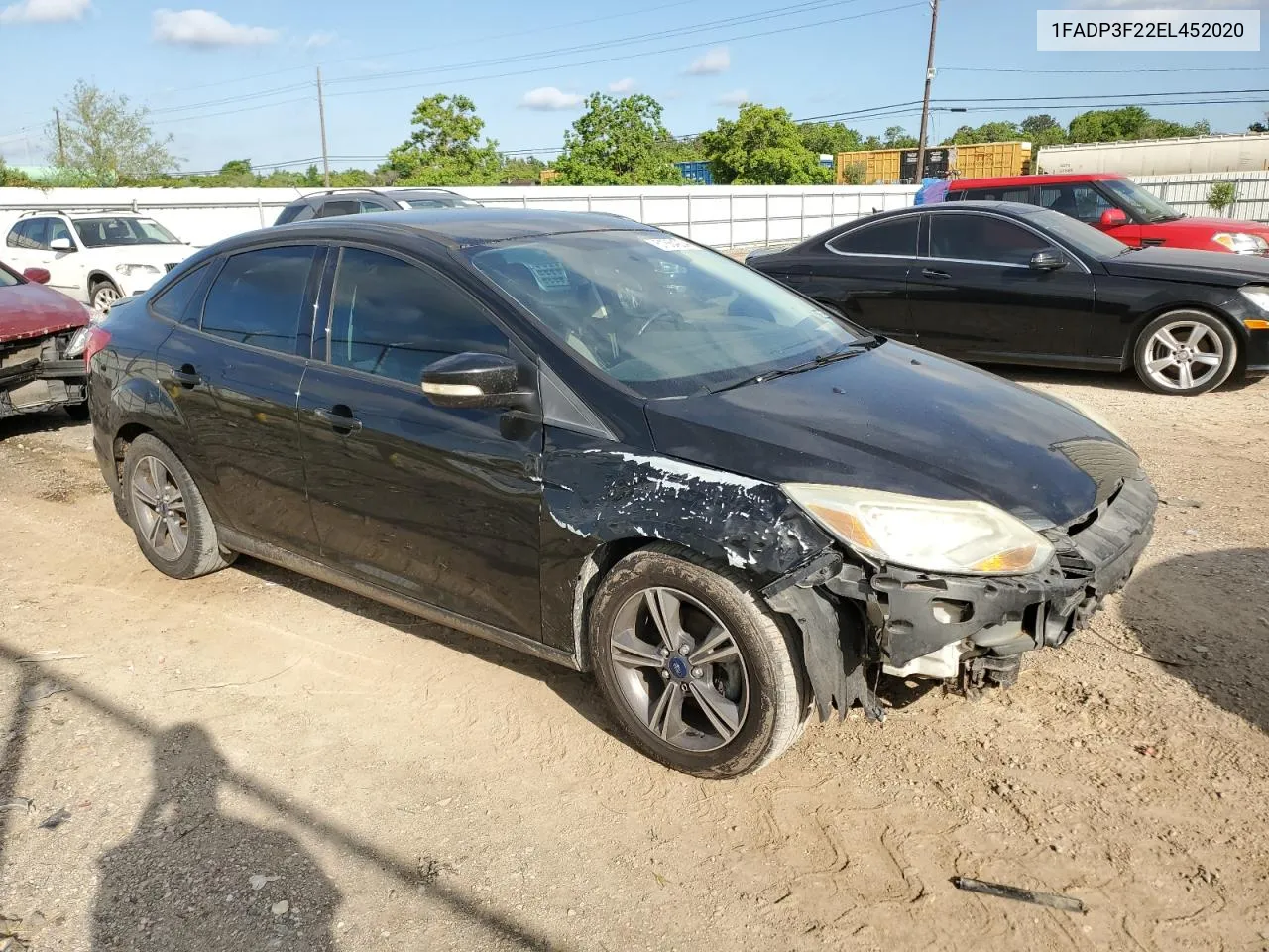 2014 Ford Focus Se VIN: 1FADP3F22EL452020 Lot: 65838044