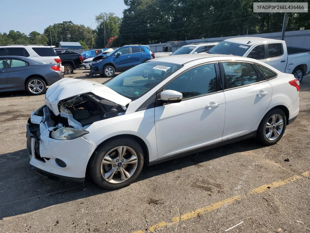 2014 Ford Focus Se VIN: 1FADP3F26EL436466 Lot: 65900934