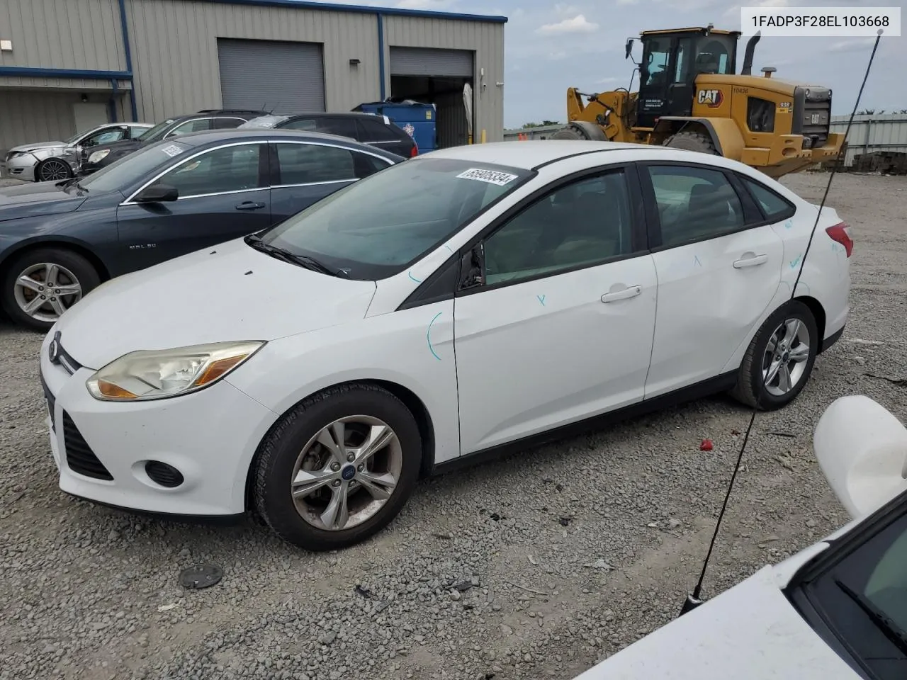 1FADP3F28EL103668 2014 Ford Focus Se