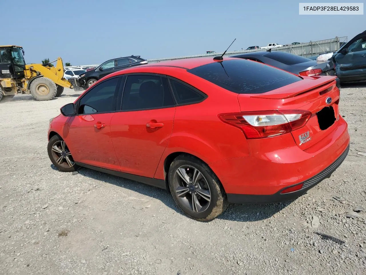 2014 Ford Focus Se VIN: 1FADP3F28EL429583 Lot: 65922194