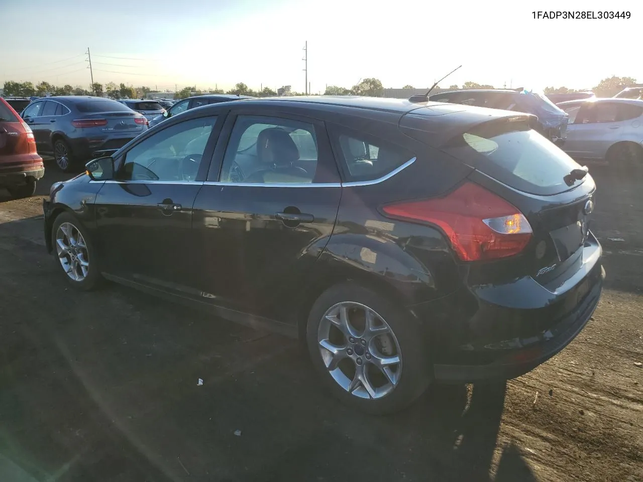 2014 Ford Focus Titanium VIN: 1FADP3N28EL303449 Lot: 66036684