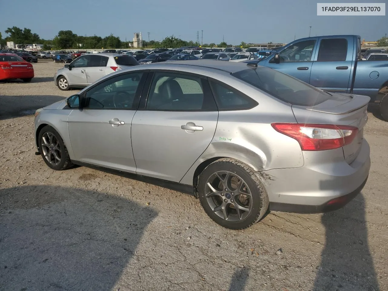 2014 Ford Focus Se VIN: 1FADP3F29EL137070 Lot: 66062654