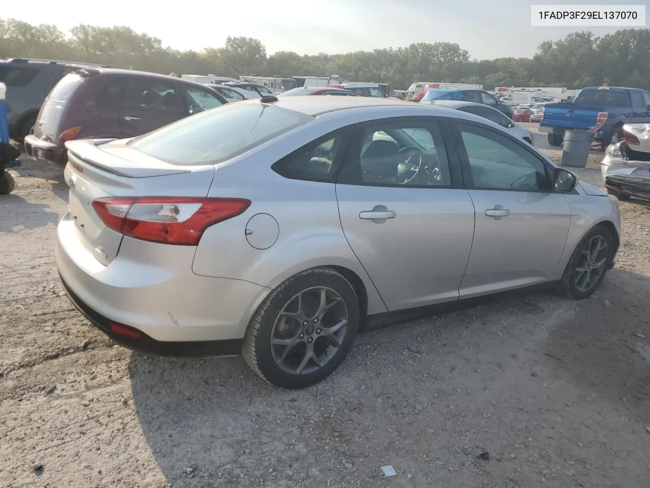 2014 Ford Focus Se VIN: 1FADP3F29EL137070 Lot: 66062654