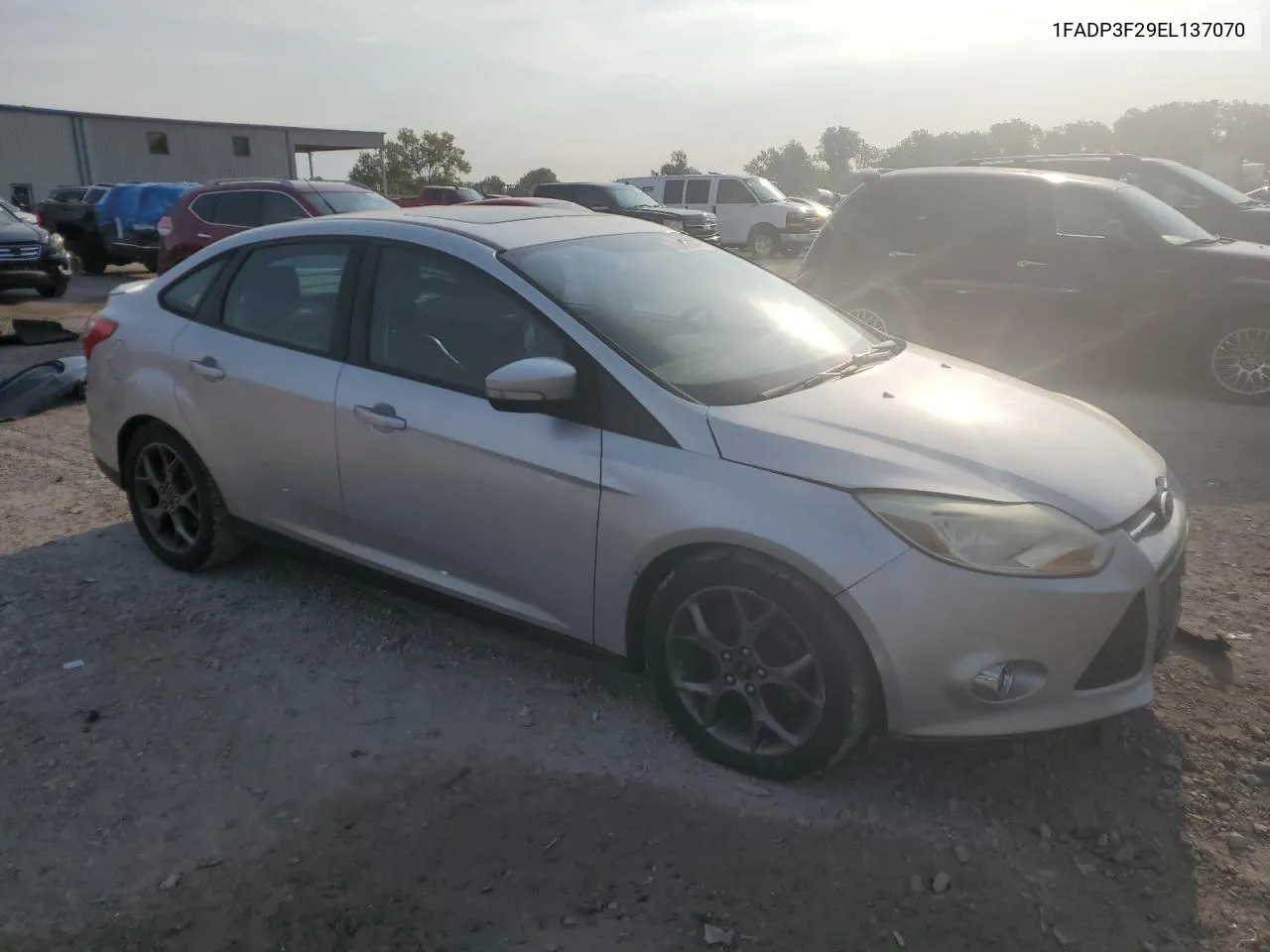 2014 Ford Focus Se VIN: 1FADP3F29EL137070 Lot: 66062654