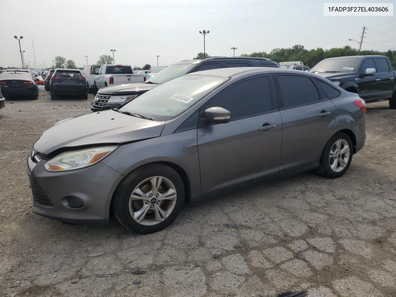 2014 Ford Focus Se VIN: 1FADP3F27EL403606 Lot: 66065544