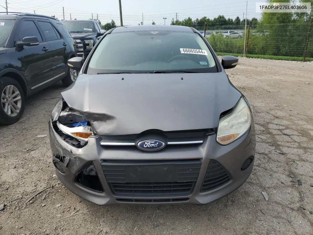 2014 Ford Focus Se VIN: 1FADP3F27EL403606 Lot: 66065544