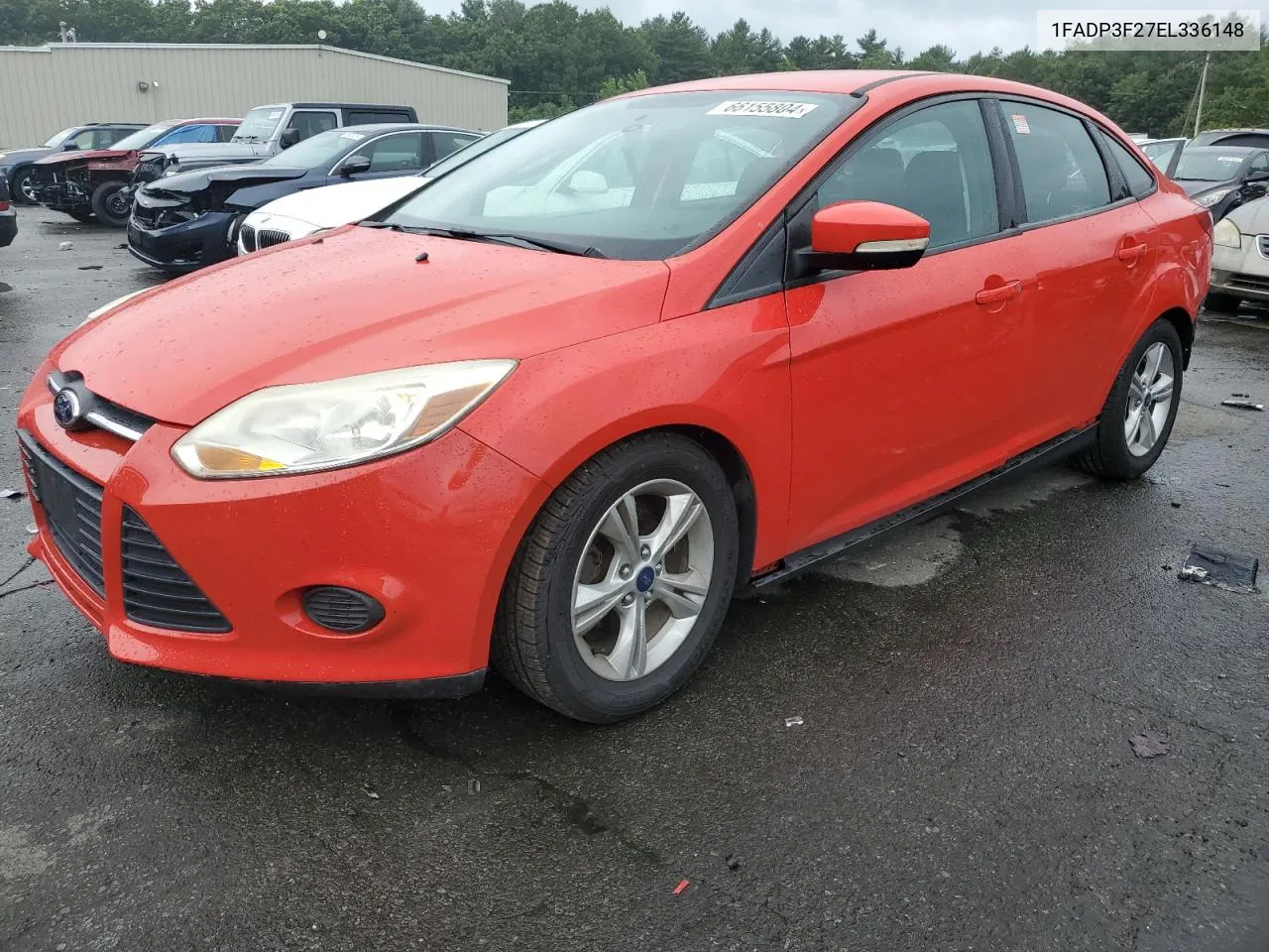 2014 Ford Focus Se VIN: 1FADP3F27EL336148 Lot: 66155804