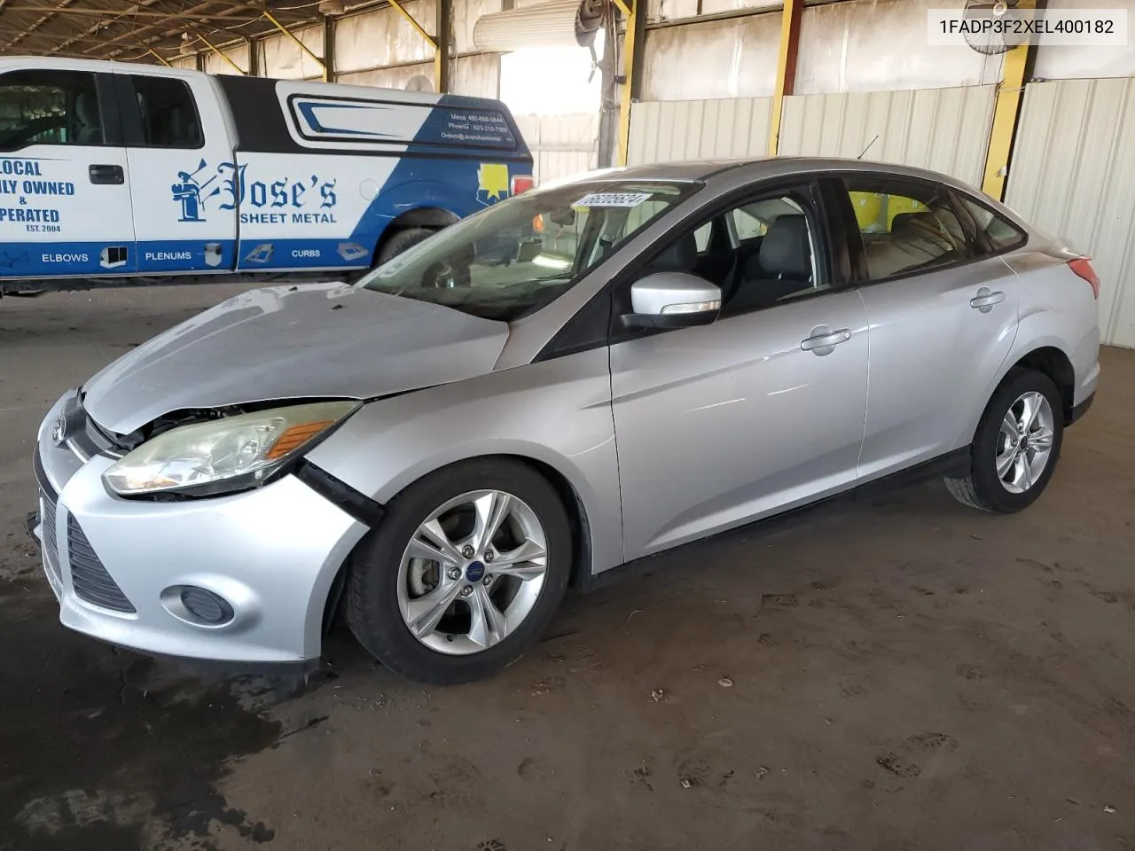 2014 Ford Focus Se VIN: 1FADP3F2XEL400182 Lot: 66205624