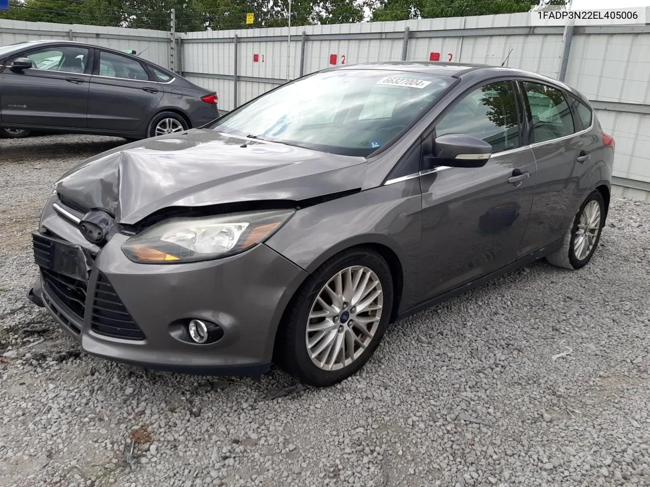 2014 Ford Focus Titanium VIN: 1FADP3N22EL405006 Lot: 66327004