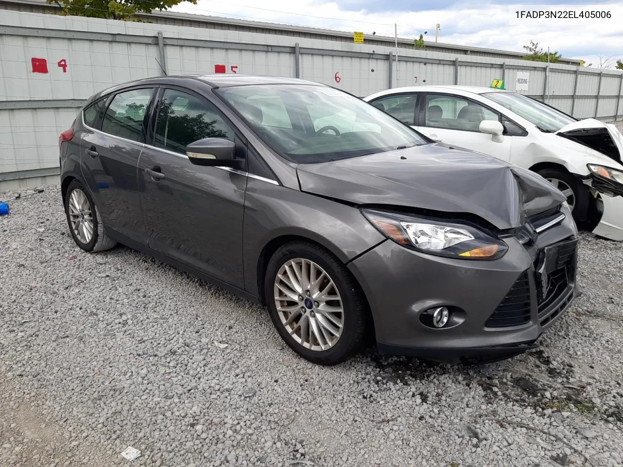 2014 Ford Focus Titanium VIN: 1FADP3N22EL405006 Lot: 66327004